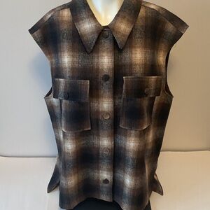 MELLODAY Flannel Vest
